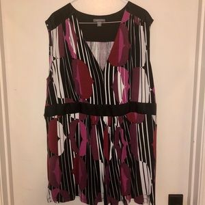 Abstract Sleveless Top